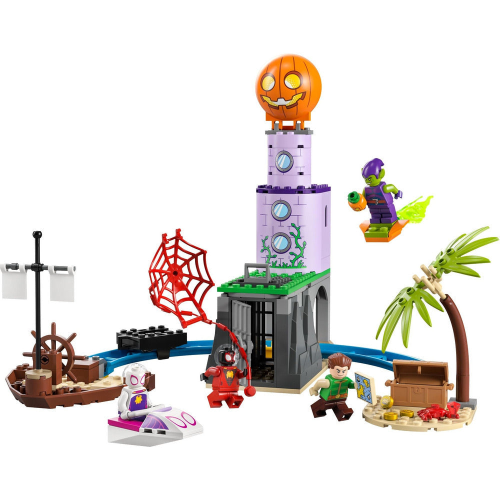 LEGO Marvel Spideys Team an Green Goblins Leuchtturm 10790