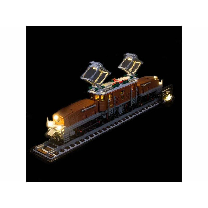 Light My Bricks LED-Licht-Set für LEGO® Lokomotive «Krokodil» 10277