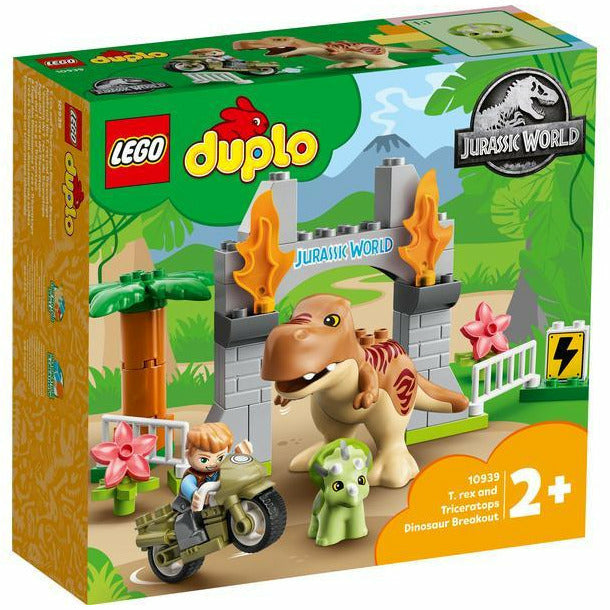 LEGO DUPLO Ausbruch des T-Rex und Triceratops 10939