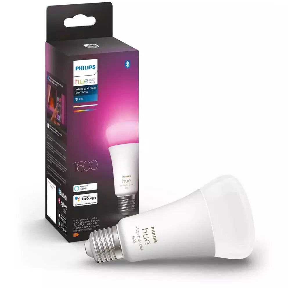 Philips Hue Leuchtmittel White & Color Ambiance, E27, Bluetooth
