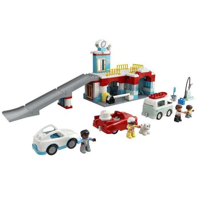 Garage de stationnement LEGO DUPLO avec lave-auto 10948