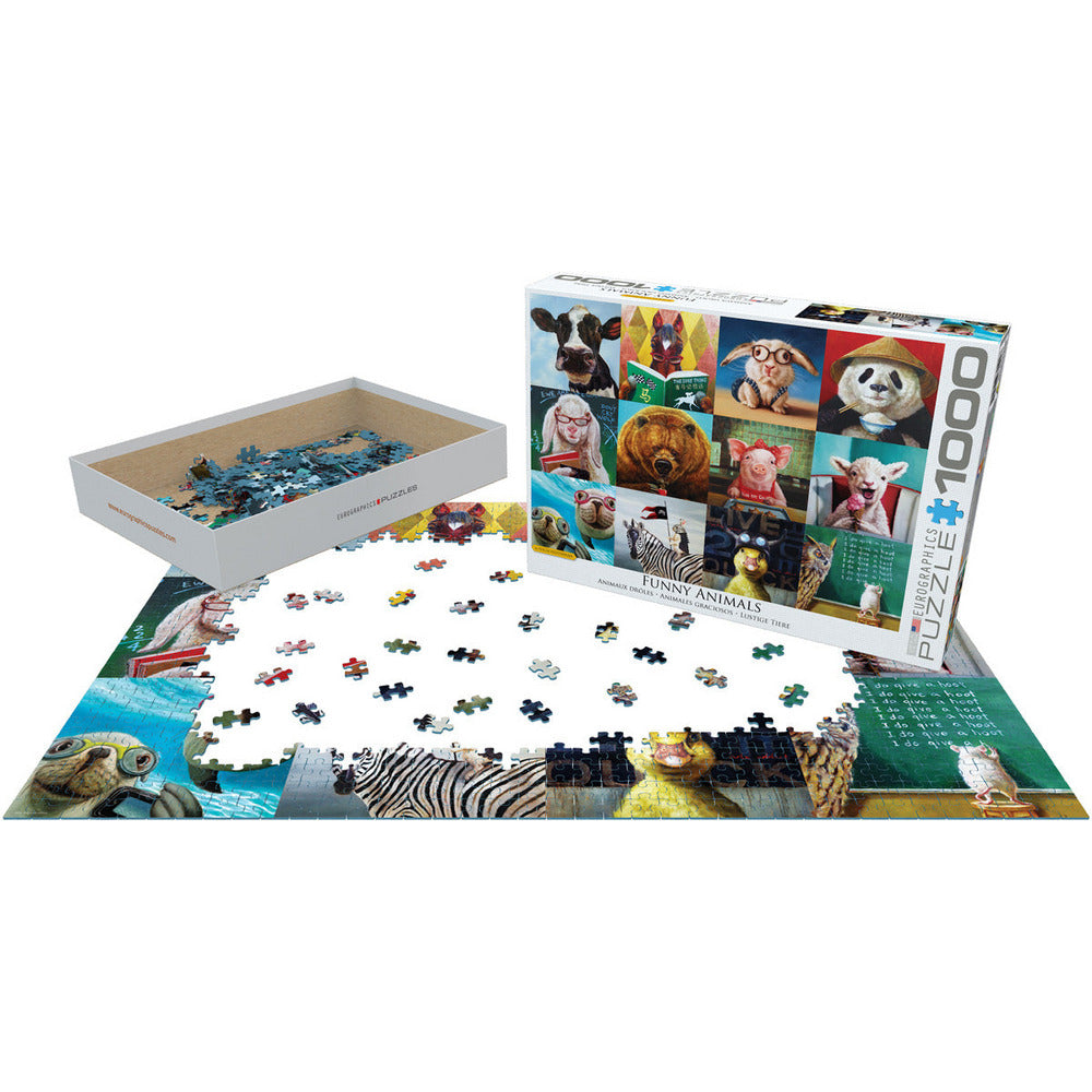 Puzzle - Lustige Tiere