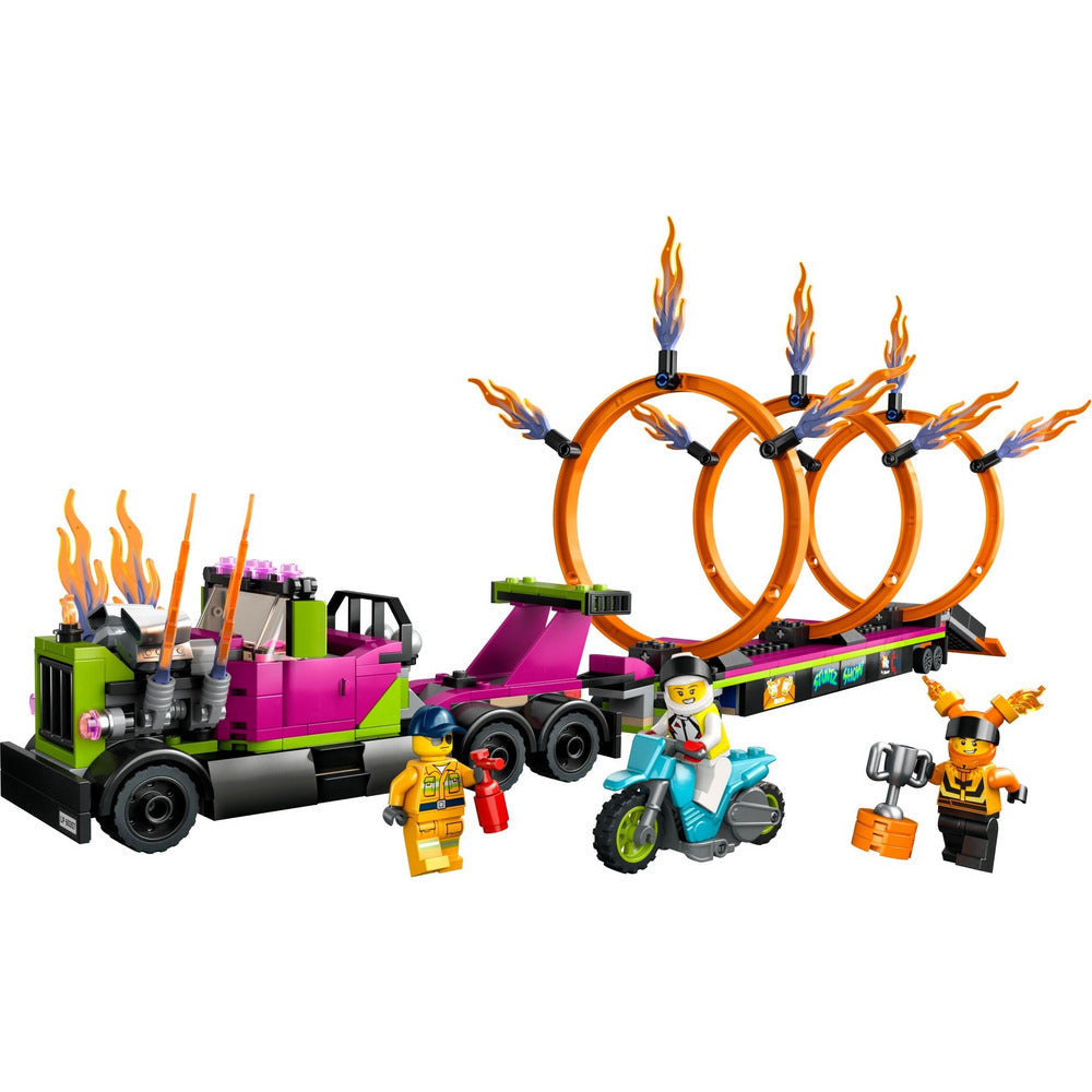 LEGO City Stunttruck mit Feuerreifen-Challenge 60357