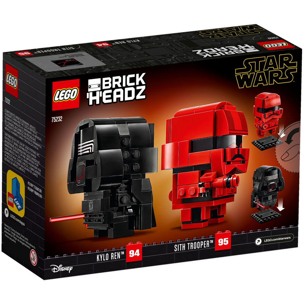 LEGO Brickheadz Kylo Ren & Sith Trooper 75232