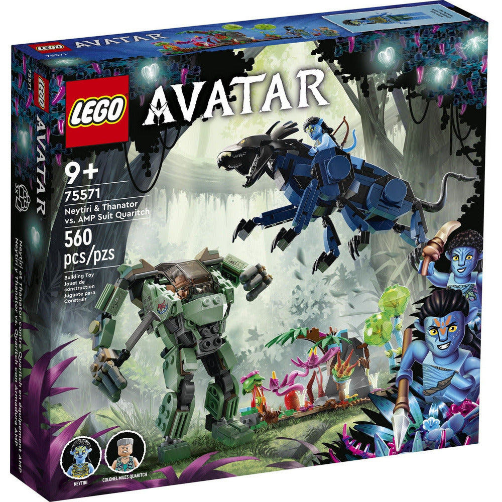 LEGO Avatar Neytiri und Thanator vs. Quaritch im MPA 75571