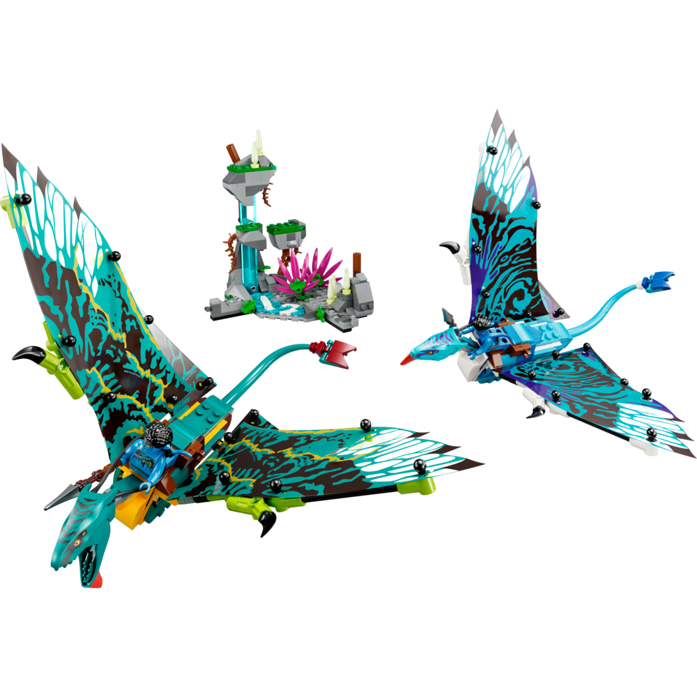 LEGO Avatar Jakes und Neytiris erster Flug auf einem Banshee 75572