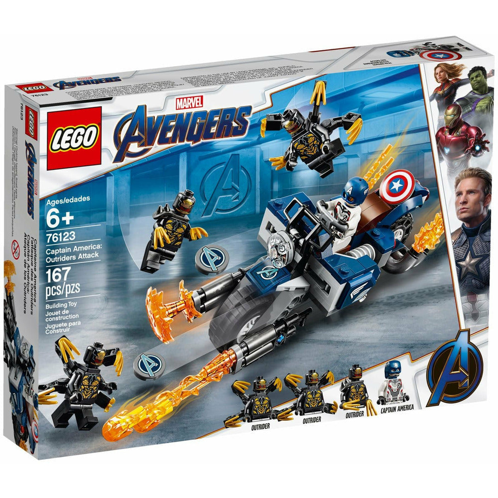 Lego Marvel Captain America: Outrider-Attacke 76123