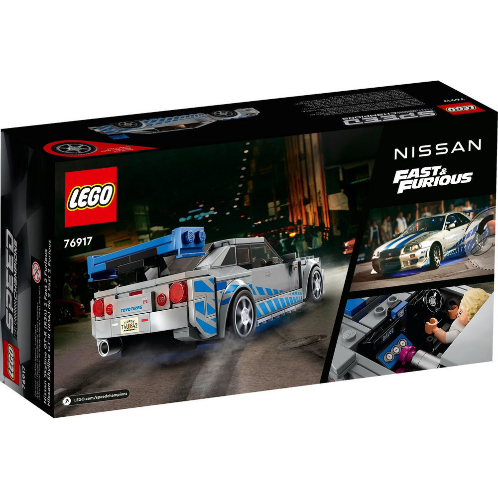 LEGO Speed Champions 2 Fast 2 Furious – Nissan Skyline GT-R (R34) 76917