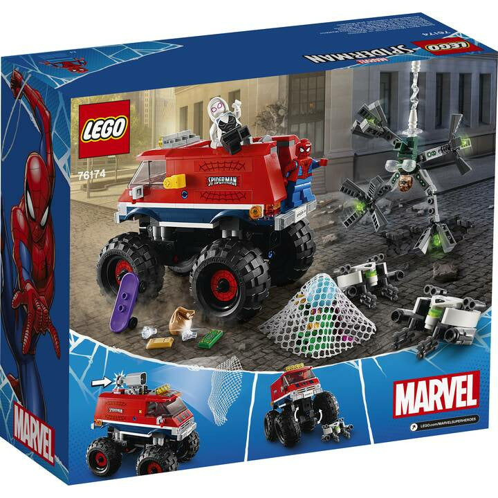 <transcy>LEGO Marvel Super Heroes Le camion monstre de Spider-Man contre Mysterio 76174</transcy>