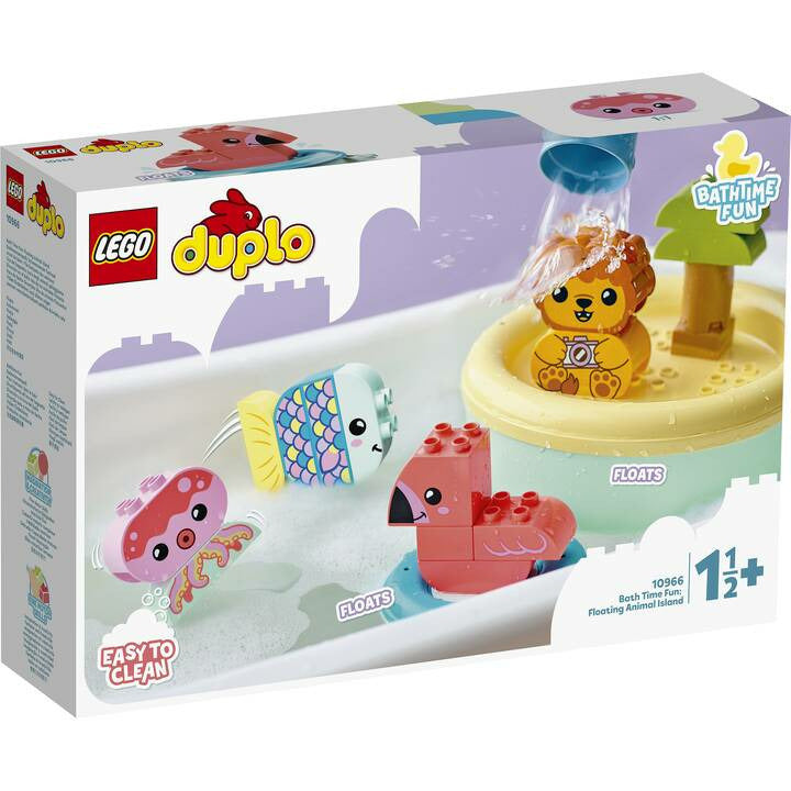 <transcy>LEGO DUPLO Plaisir du bain : l'île flottante des animaux 10966</transcy>