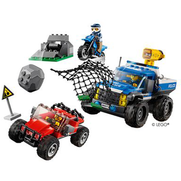 LEGO City La poursuite sur un chemin de terre 60172