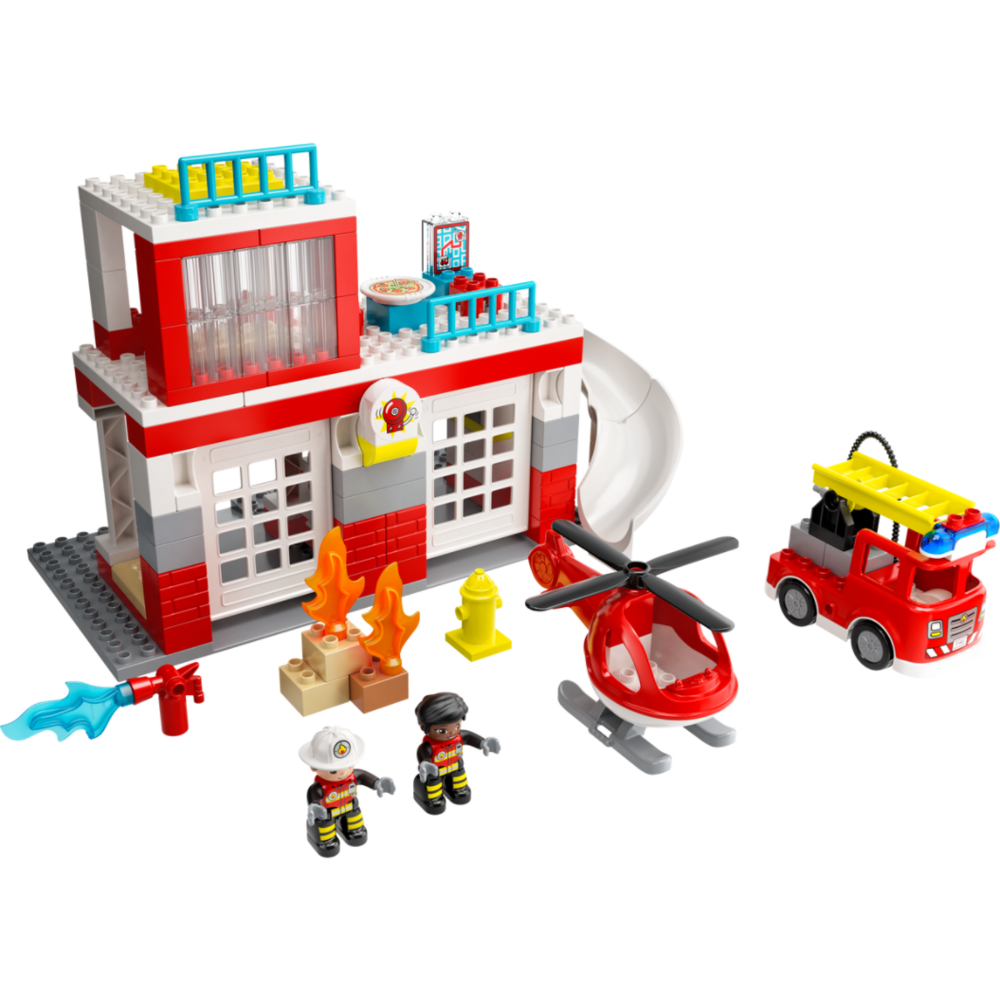 LEGO DUPLO Feuerwehrwache mit Hubschrauber 10970