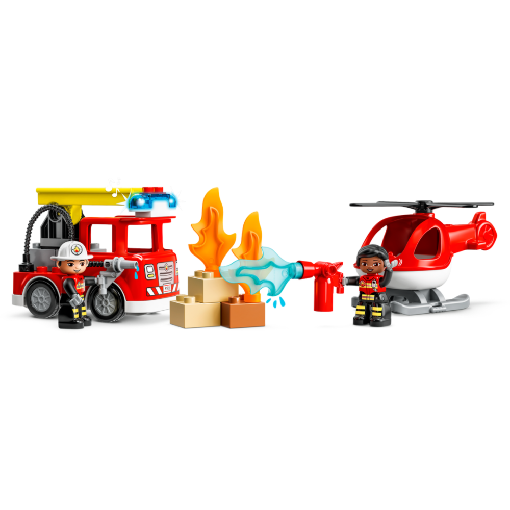 LEGO DUPLO Feuerwehrwache mit Hubschrauber 10970