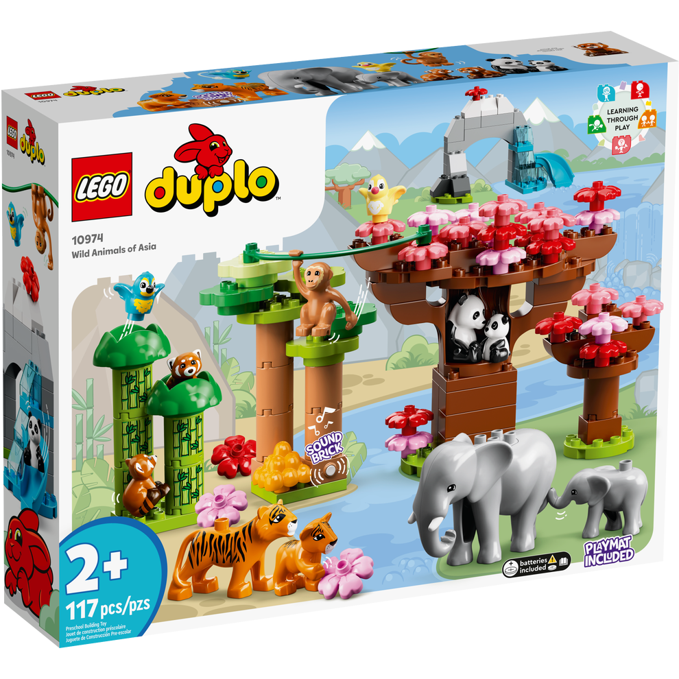 LEGO Duplo Wilde Tiere Asiens 10974