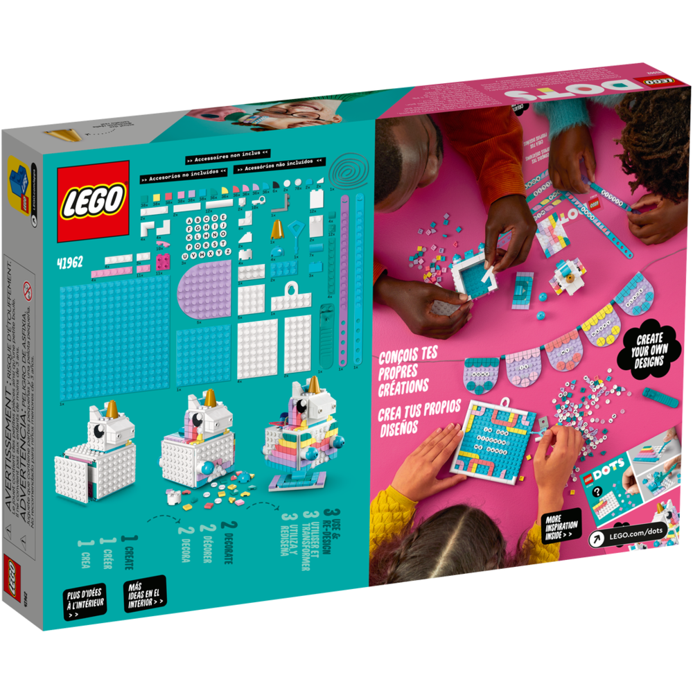 LEGO Dots Einhorn Familienkreativset 41962