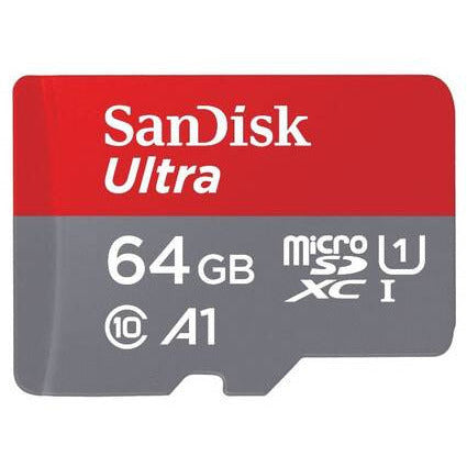 SANDISK Ultra microSDXC, Klasse 10, 64GB