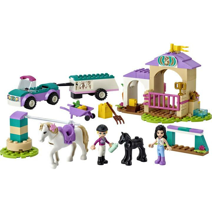 LEGO Friends Trainingskoppel und Pferdeanhänger 41441