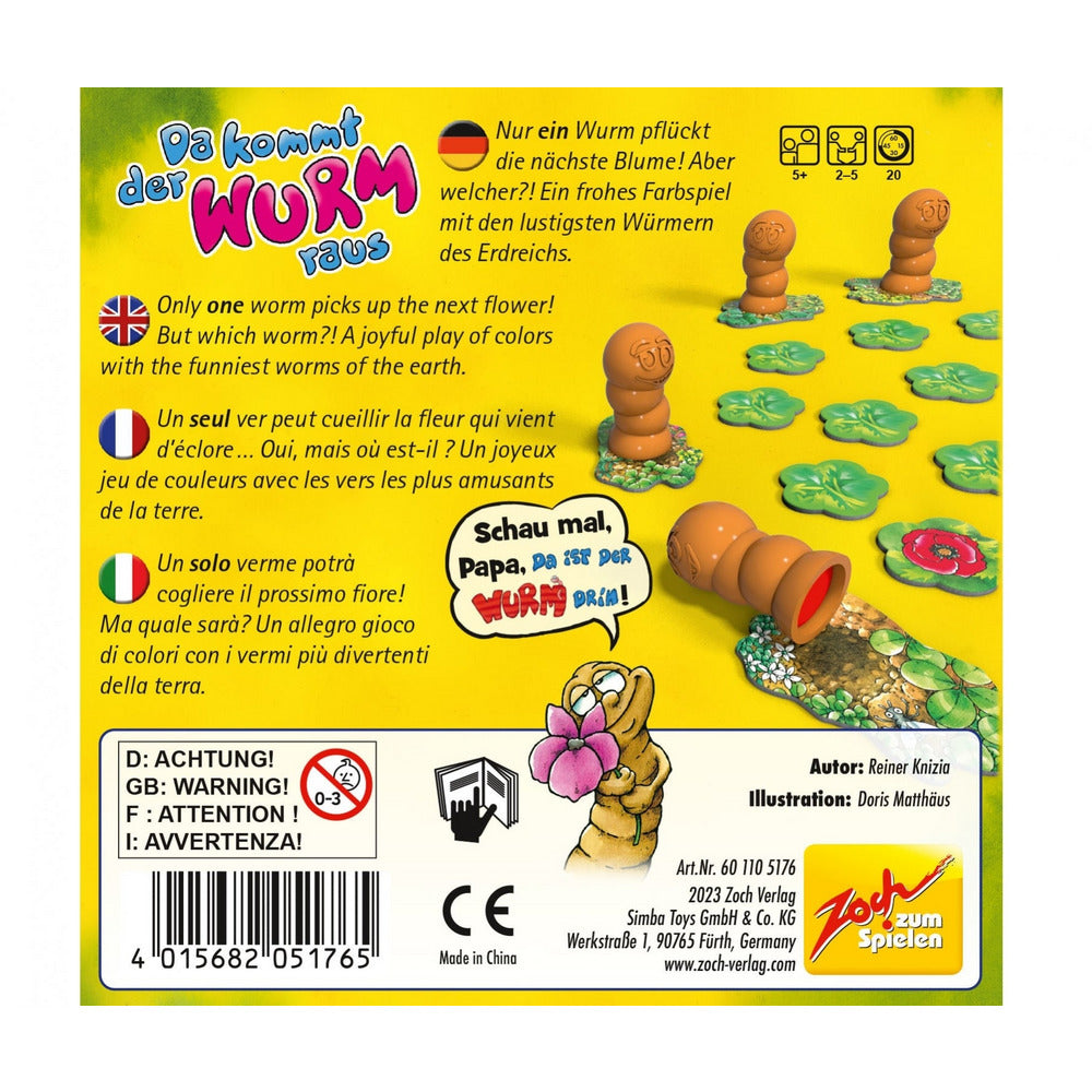 Da kommt der Wurm raus