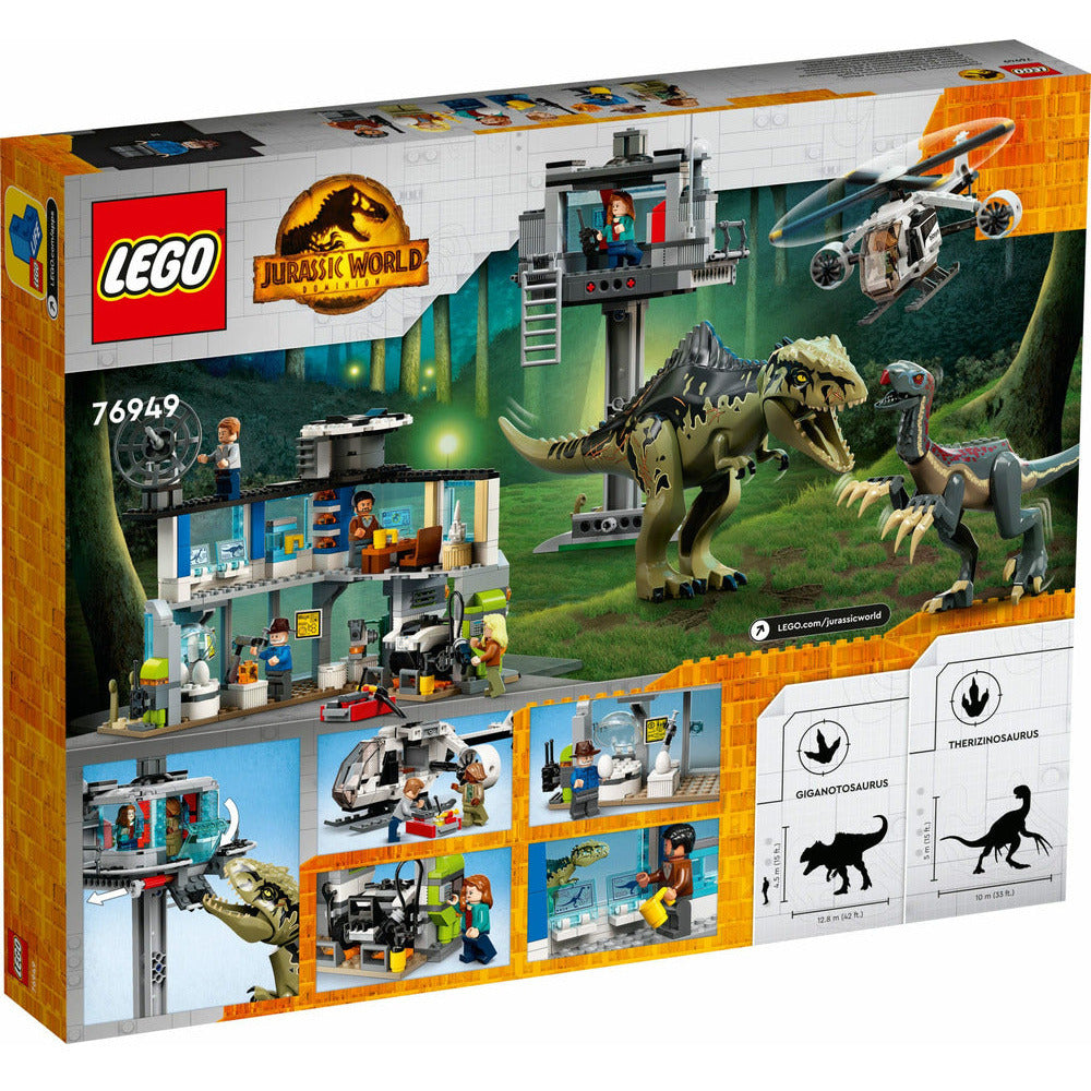 LEGO Jurassic World Giganotosaurus & Therizinosaurus Attack 76949