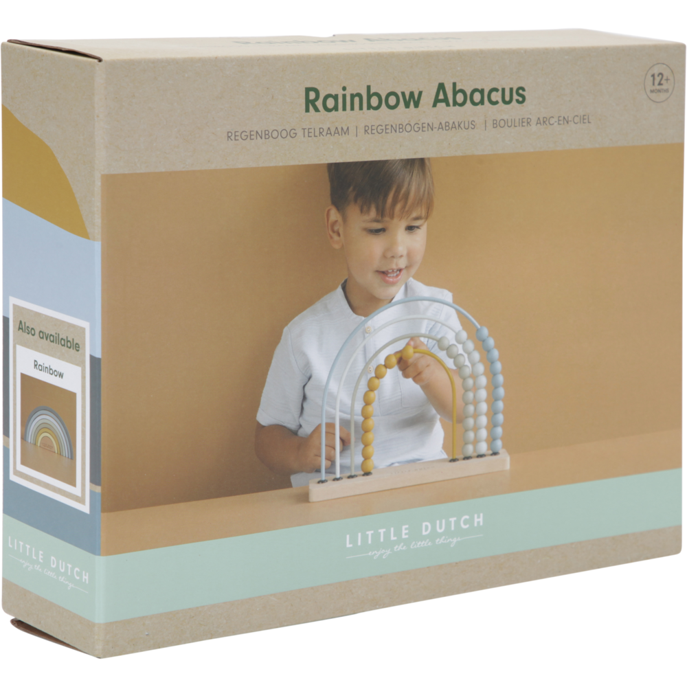 Little Dutch Regenbogen-Abacus blue