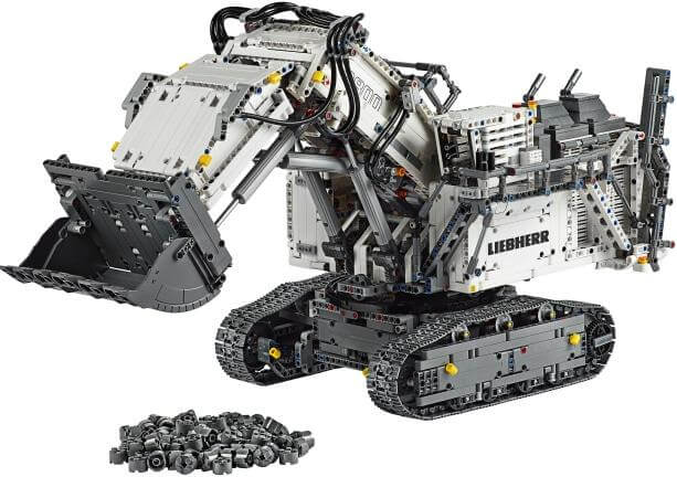 Lego Liebherr Bagger R9800 42100 Aktion