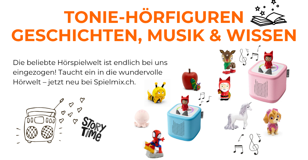 🧸 Tonies neu bei Spielmix.ch  -  Hörspielfreude für Kinder jeden Alters! 🎶✨
