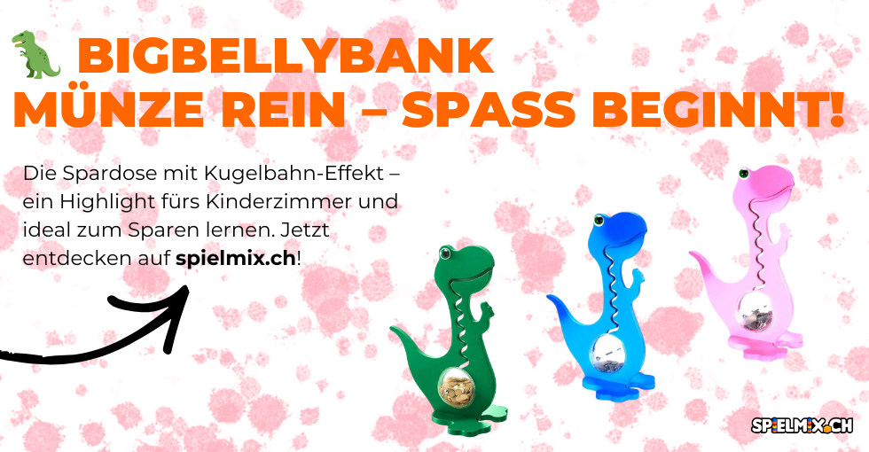 🦖 BigBellyBank: Sparen wird zum Abenteuer für Kinder