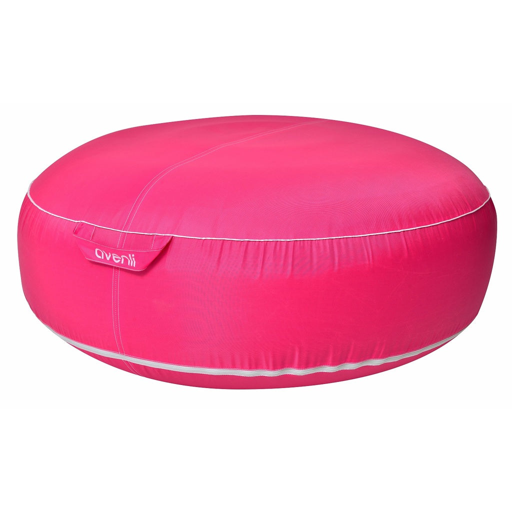 Jilong Avenli Pouf I (pink, ⌀98cm × 38cm × 38cm, 1.75kg)