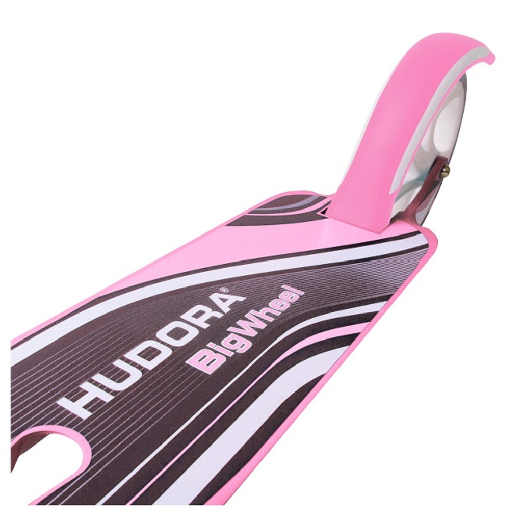 Hudora BigWheel® 205 (weiss/pink, 88cm × 37cm × 104cm, 4.5kg)