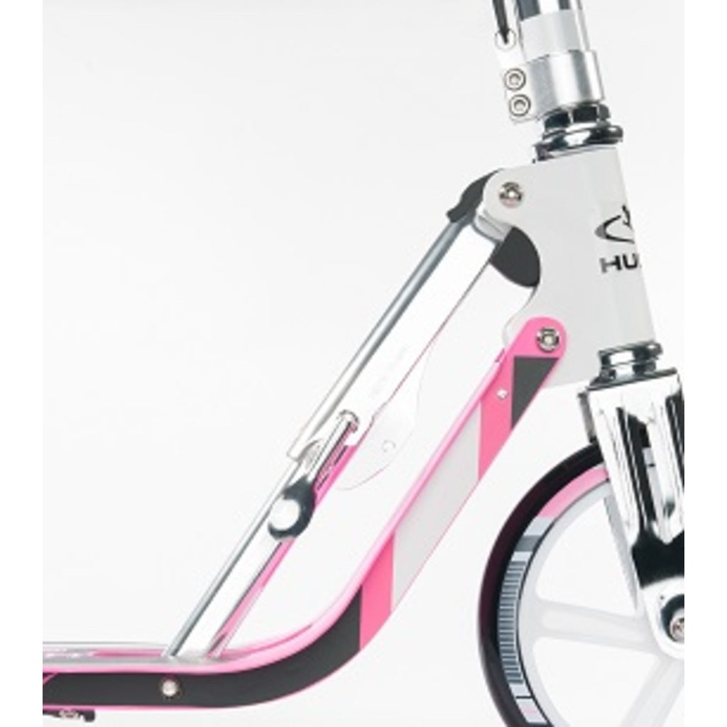 Hudora BigWheel® 205 (weiss/pink, 88cm × 37cm × 104cm, 4.5kg)