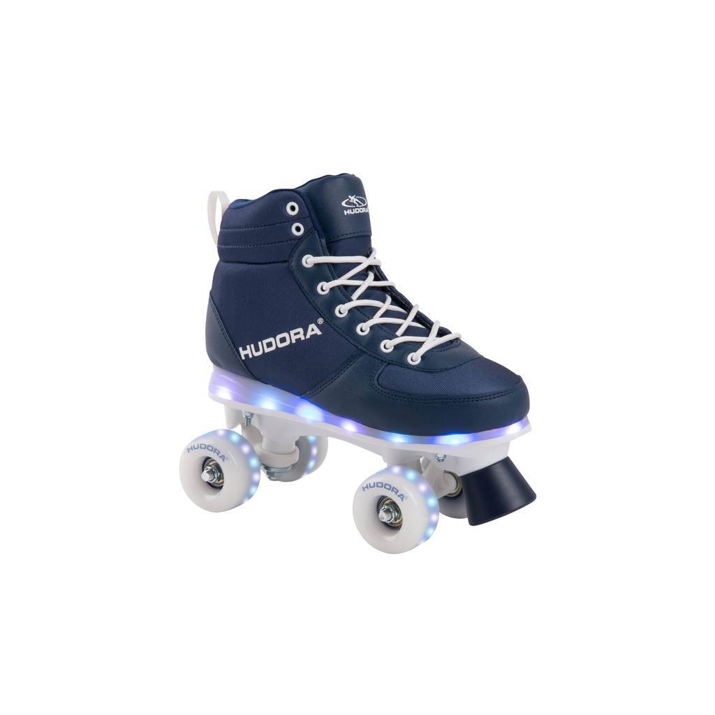 Hudora Roller Skates Advanced, LED (navy, 37/38)