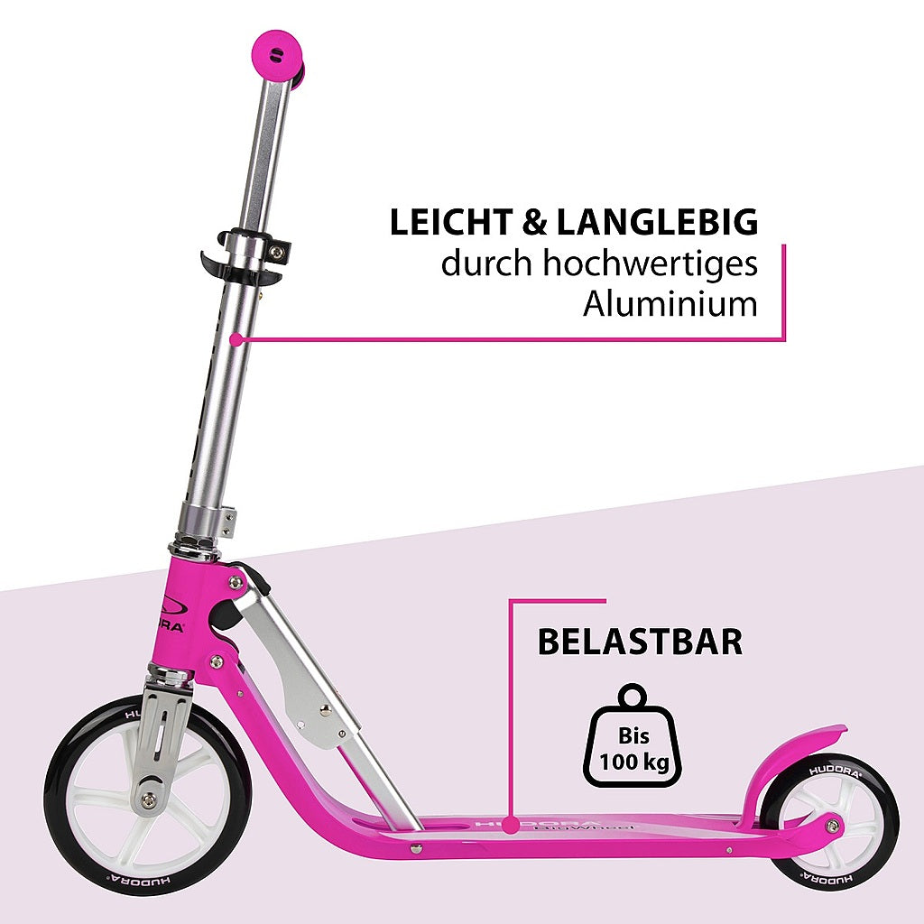 Hudora Little BigWheel (magenta, 75cm × 37cm × 74cm)