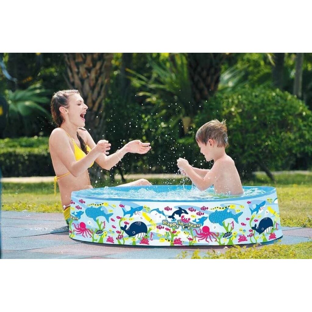 Jilong Kinderpool Happy Sea  (⌀120cm × 25cm × 25cm, 1kg)