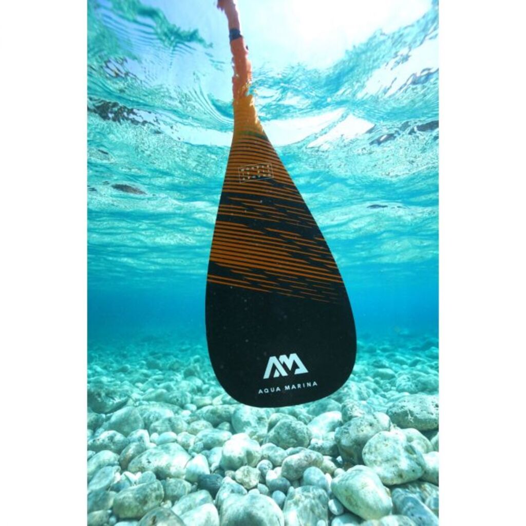 Aqua Marina CARBON X - Verstellbares Carbon iSUP Paddle (2 sections) (WB) (orange/schwarz, 550g, 180-220 cm)