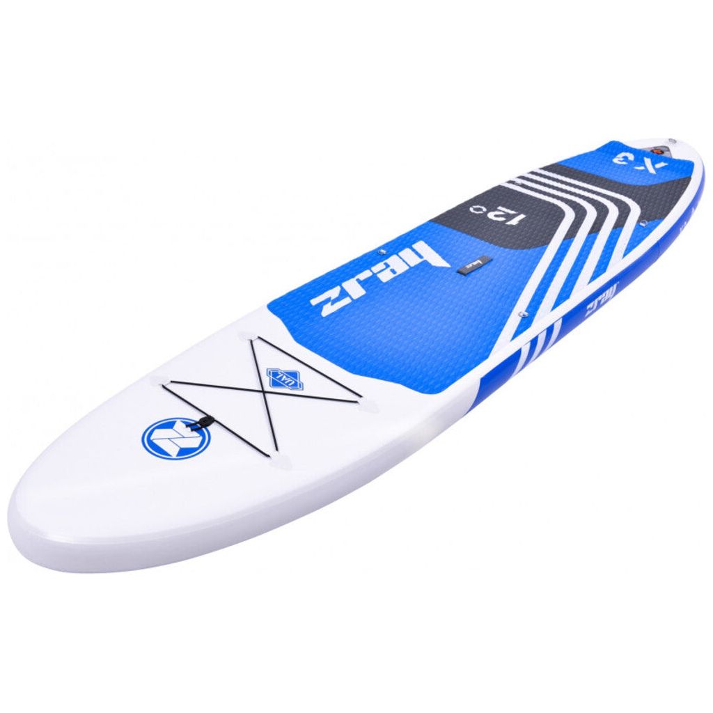 Jilong ZRAY X-Rider X3 12.0 Stand Up Paddle Board 12.0 (blau/weiss, 365cm × 81cm × 15cm, 9.6kg)