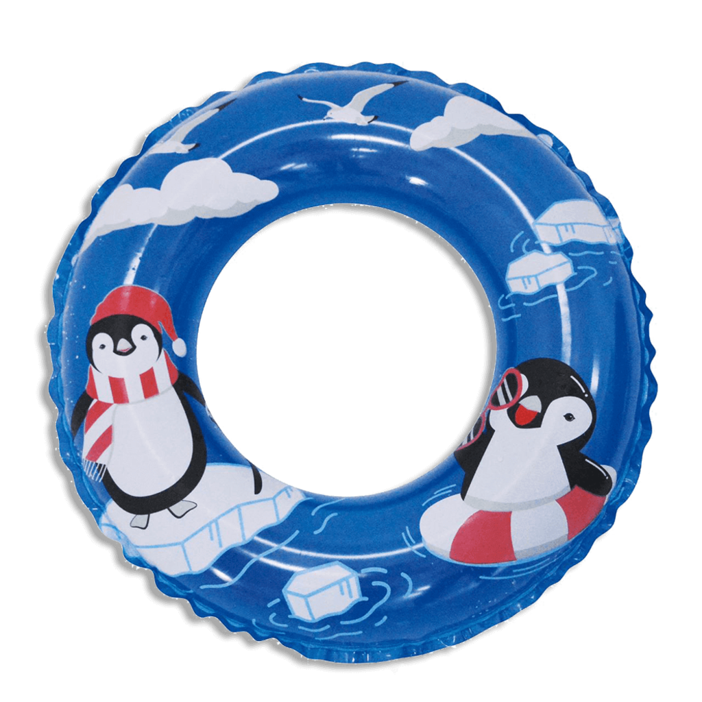 Jilong Schwimmring mit Pinguin (blau, ⌀50cm)