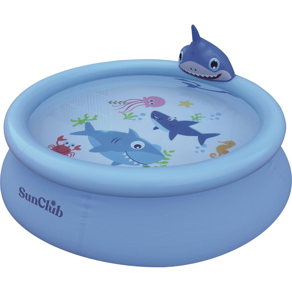 Jilong Aufblasbarer Kinderpool mit Haifisch (⌀190cm × 47cm)