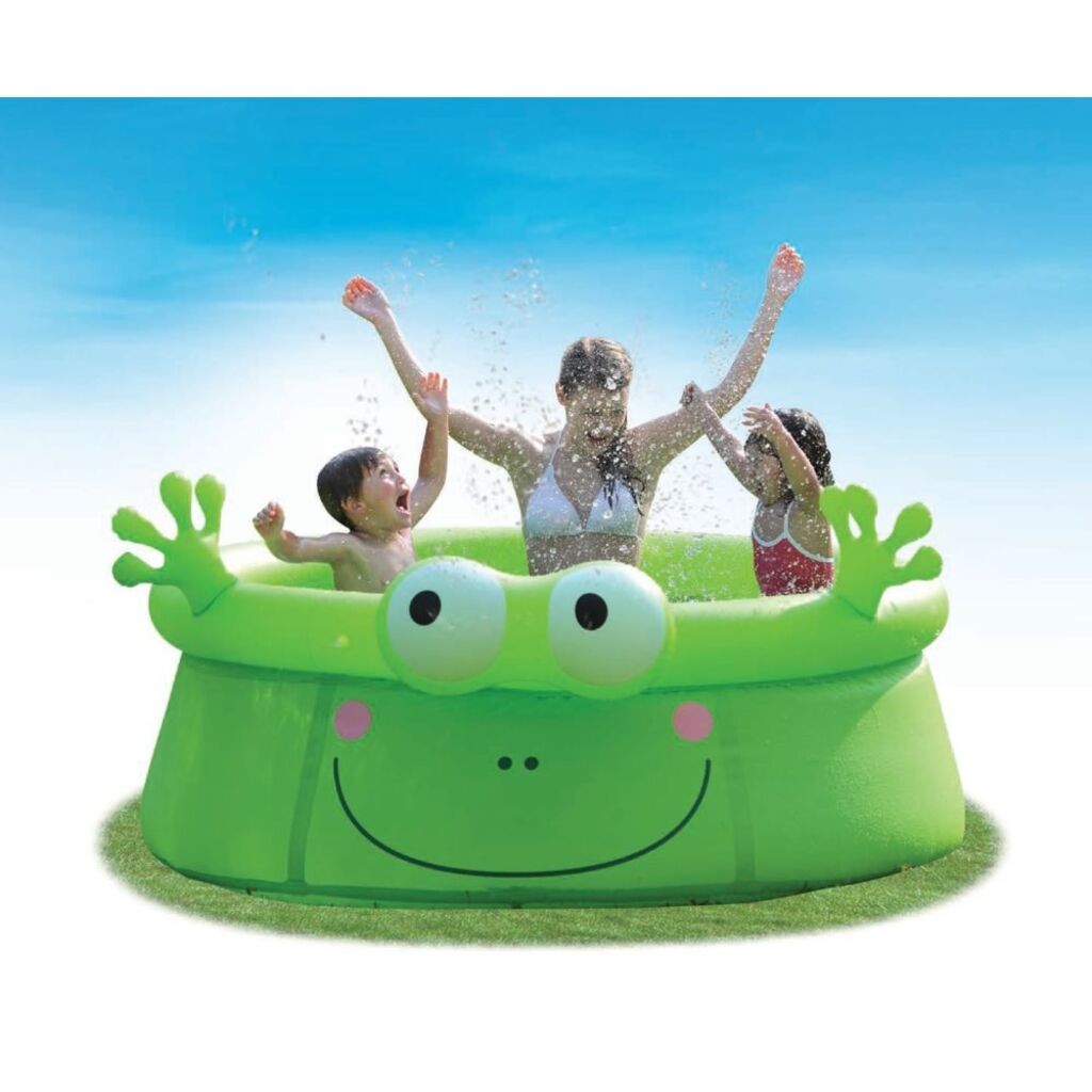 Jilong Aufblasbarer Kinderpool Frosch (⌀175cm × 62cm)