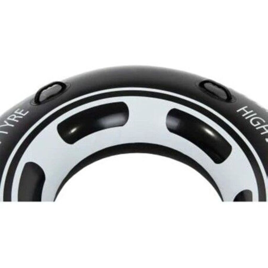 Jilong Schwimmring Autoreifen Design Tyre 12+ (schwarz weiss, ⌀115cm)