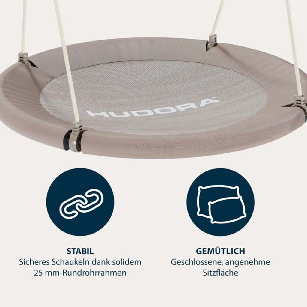 Hudora Nestschaukel Lounge 90 (sand, ⌀90cm)