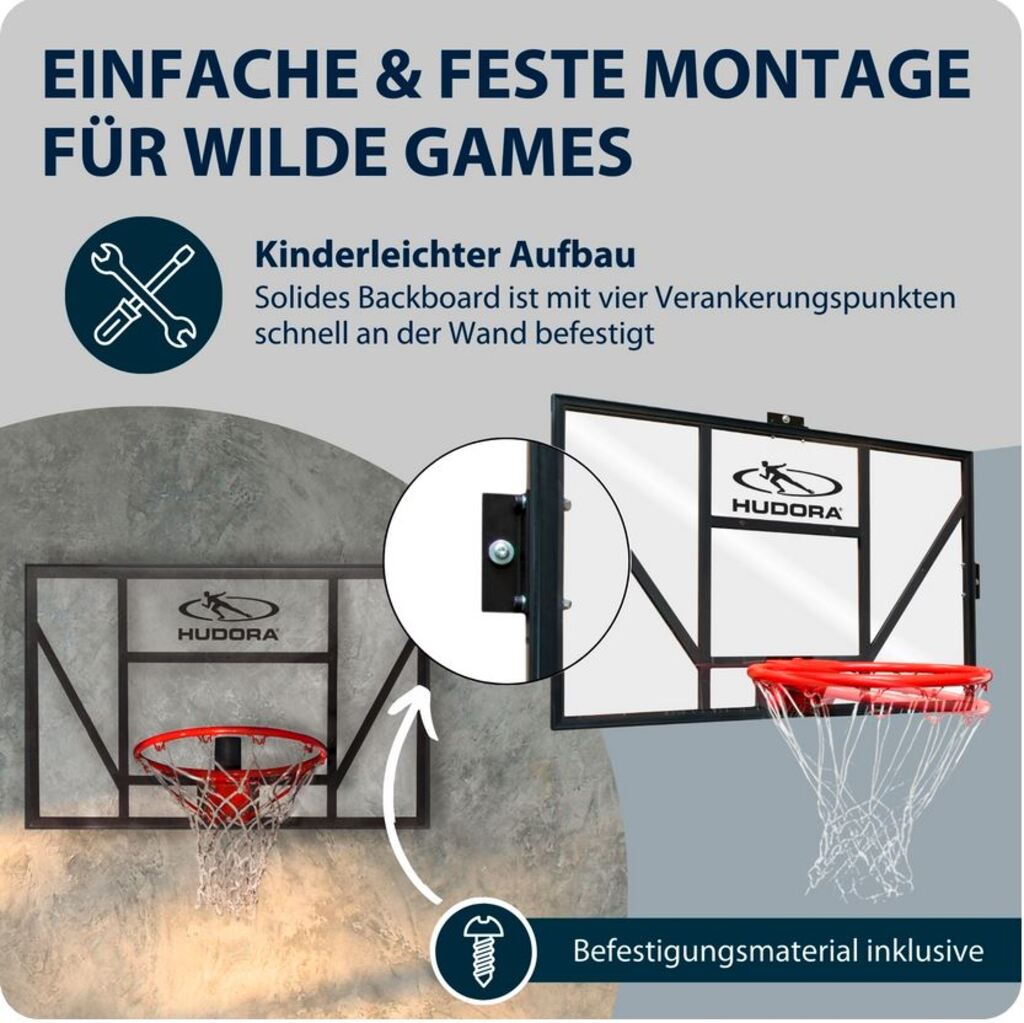 Hudora Basketballboard Competition Pro (110cm × 70cm)