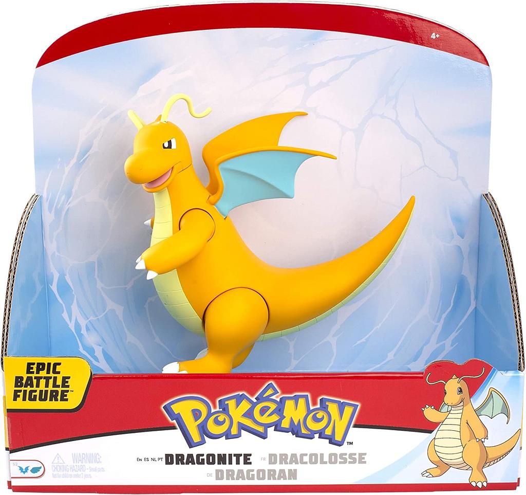 Jazwares Pokémon - Dragonite/Dragoran (gelb, 30 cm)