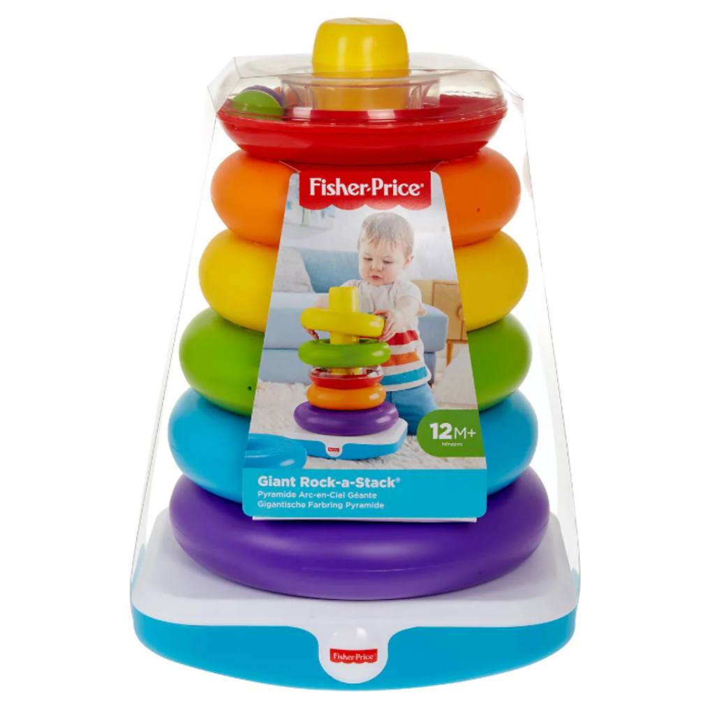 Fisher Price Gigantische Farbring-Pyramide (40.6cm × 27.6cm)
