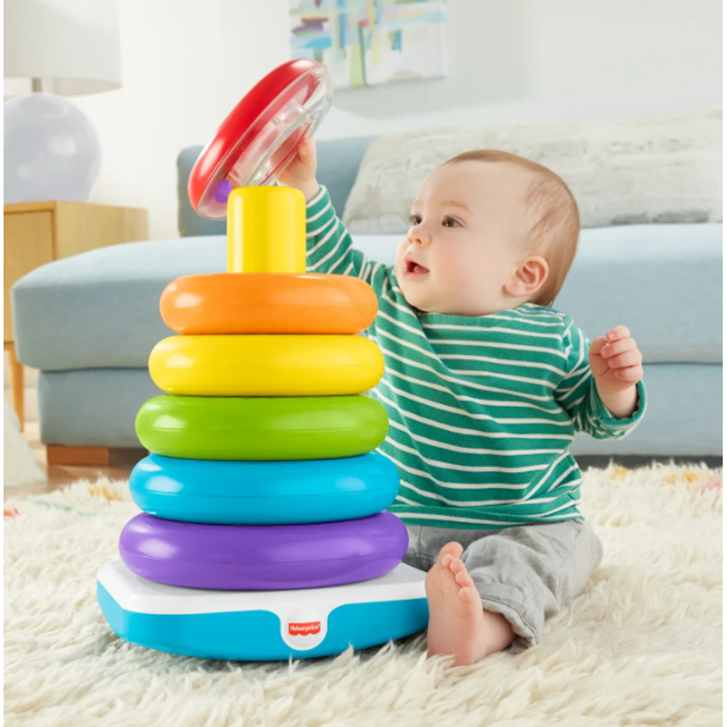 Fisher Price Gigantische Farbring-Pyramide (40.6cm × 27.6cm)