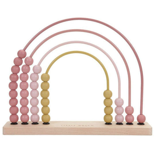 Little Dutch Regenbogen-Abacus pink