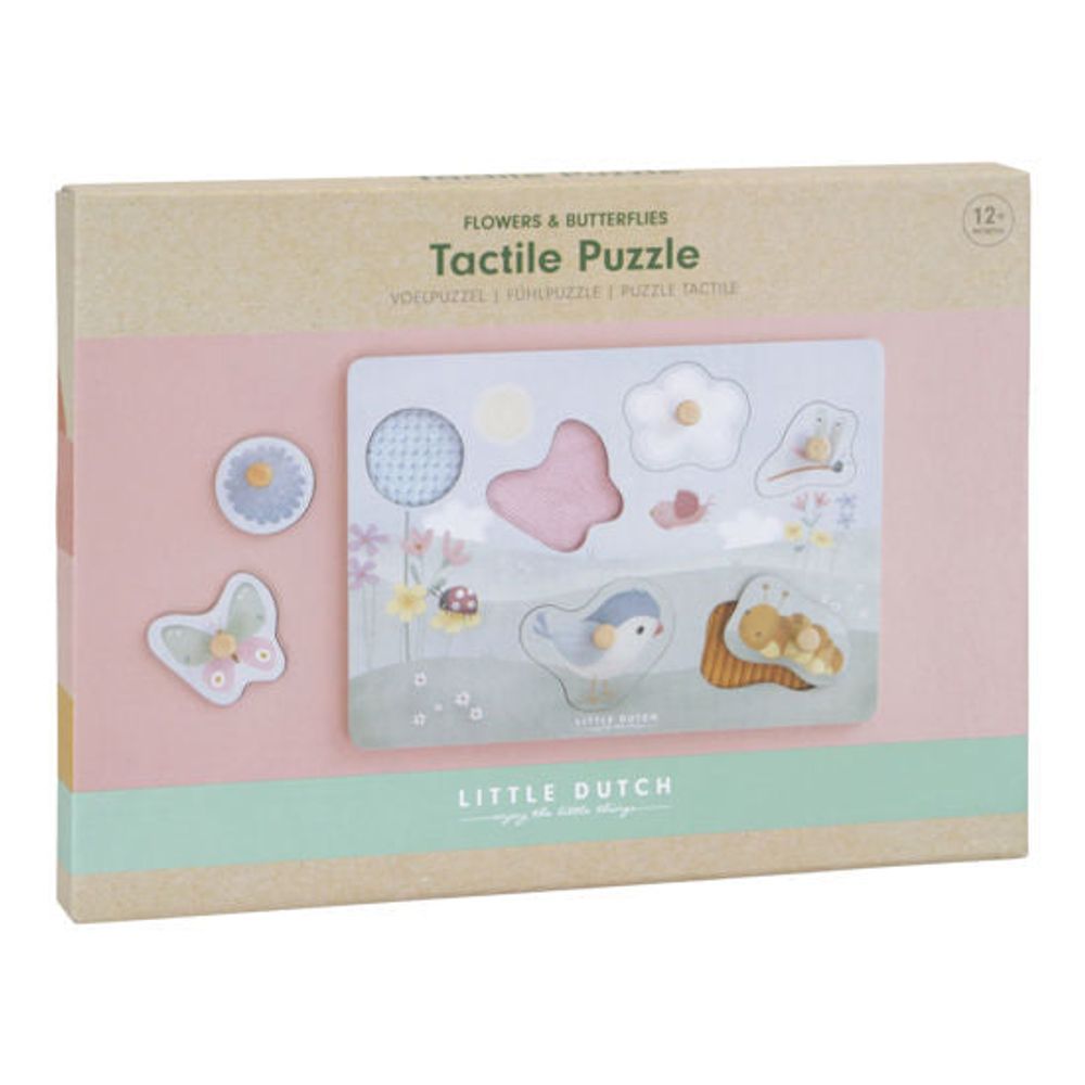 Little Dutch Taktiles Puzzle Flowers&Butterflies