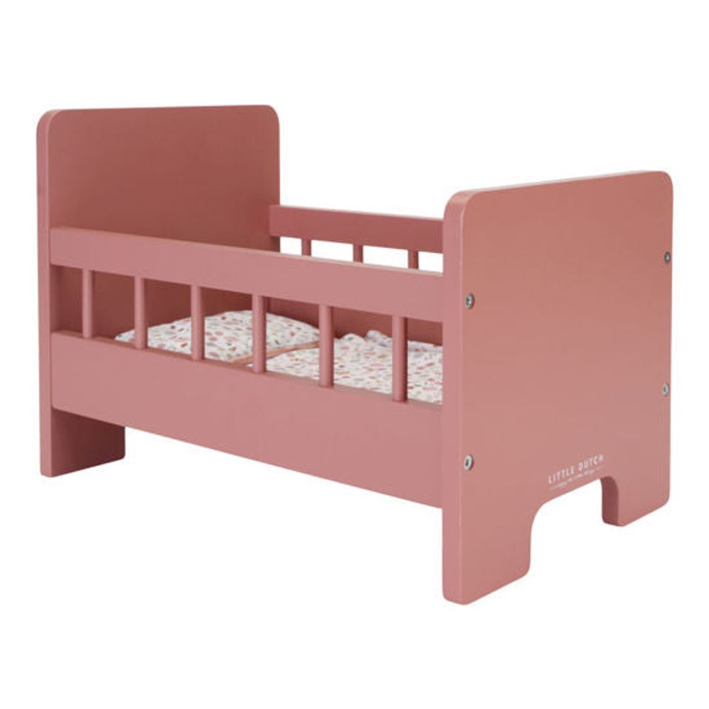 Little Dutch Puppenbett aus Holz FSC inkl. Textilien