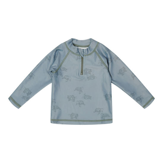 Little Dutch Schwimm T-Shirt langärmlig Turtle Island  Olive - 98/104