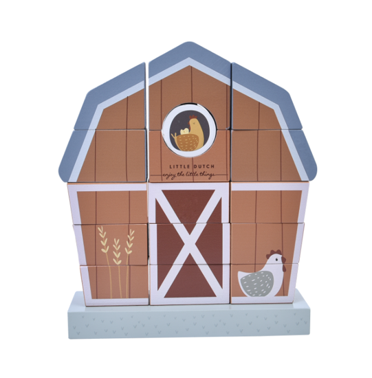 Little Dutch Little Farm Stapelspiel FSC