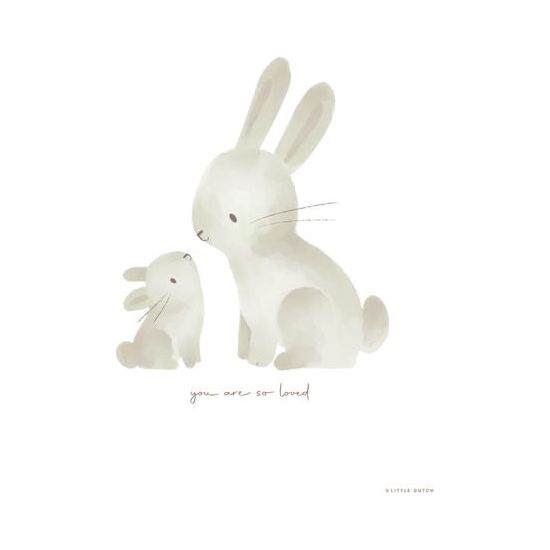 Little Dutch Poster A3 Baby Bunny
